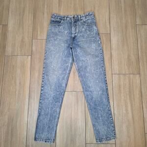 Vintage Guess Jeans USA Made High Rise Mom Jeans Acid Wash Womens 32